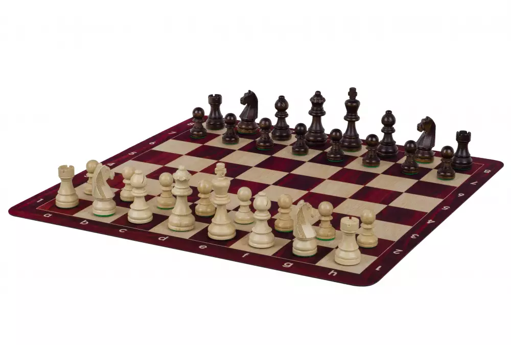 Szachownica zwijana nr 6 (51 cm), antypoślizgowy spód MAHOGANY